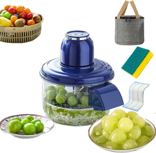 Electric Grape Peeler Machine (Rechargeable Garlic Peeler Skin Remover) Effortless Peeling for Garlic, Grape, Veggie – Time-Saving Tool for Home & Commercial Kitchens