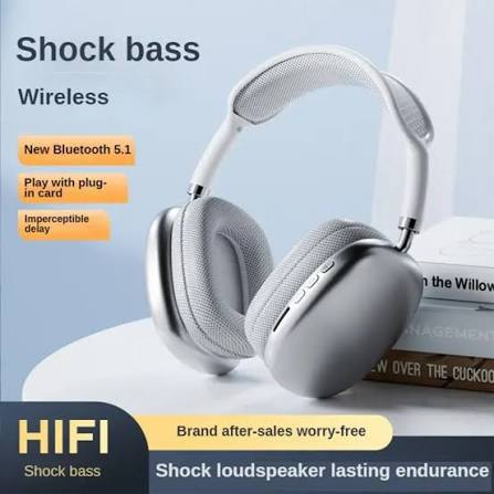 P9 Wireless Bluetooth Headphones With Mic Noise Cancelling Headsets Stereo Sound Earphones Sports Gaming Headphones Supports TF
